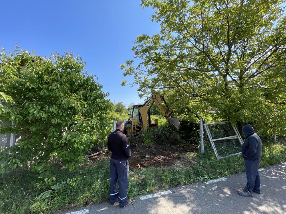 Inchiriere minincarcator bobcat miniexcavator,excavare,nivelare,