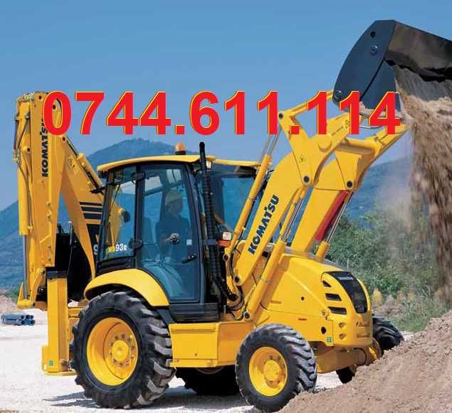 Buldo,  Buldoexcavator de inchiriat in IASI, masini basculante