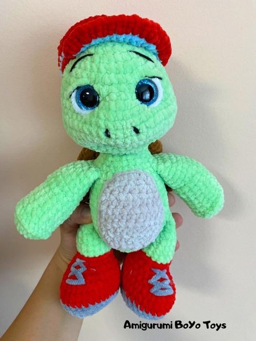 Ръчно плетена костенурка амигурум/amigurumi