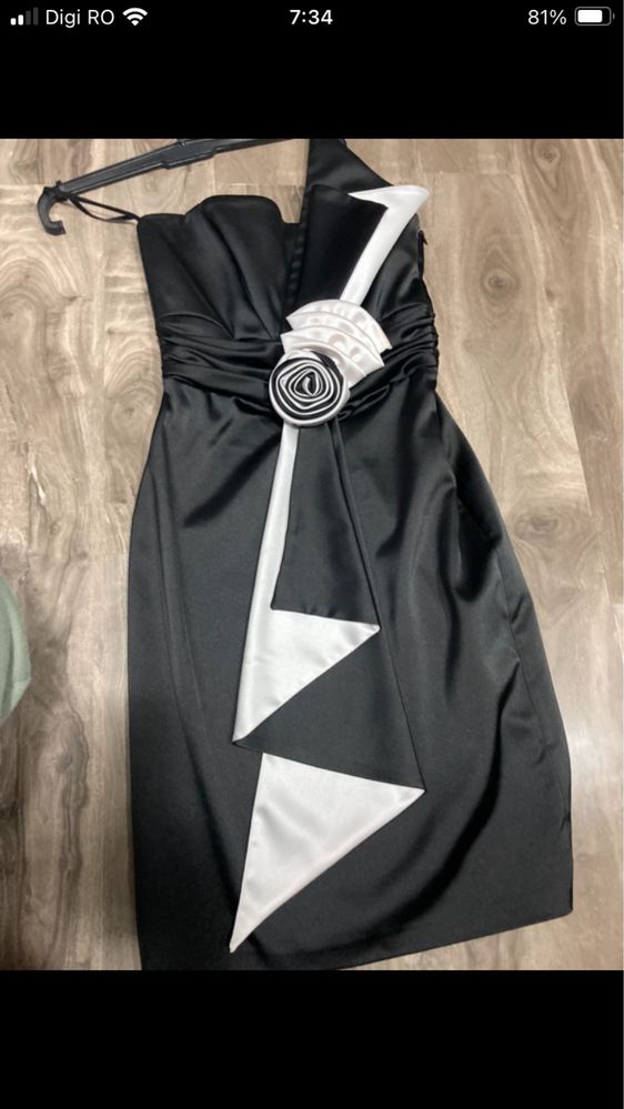 Rochie eleganta negru cockail