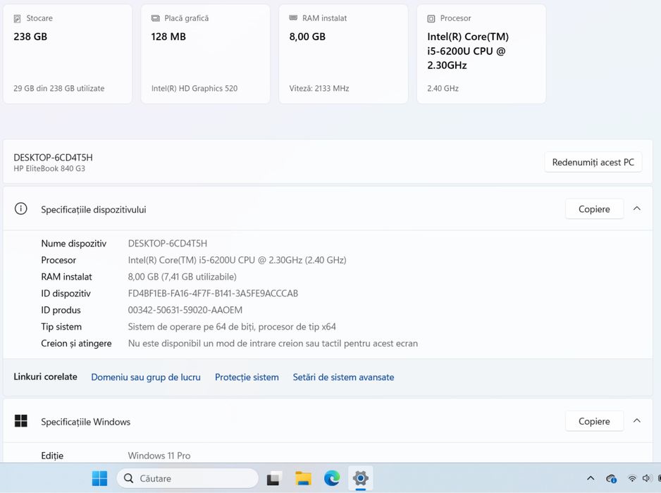 Laptop HP EliteBook 840 G3
