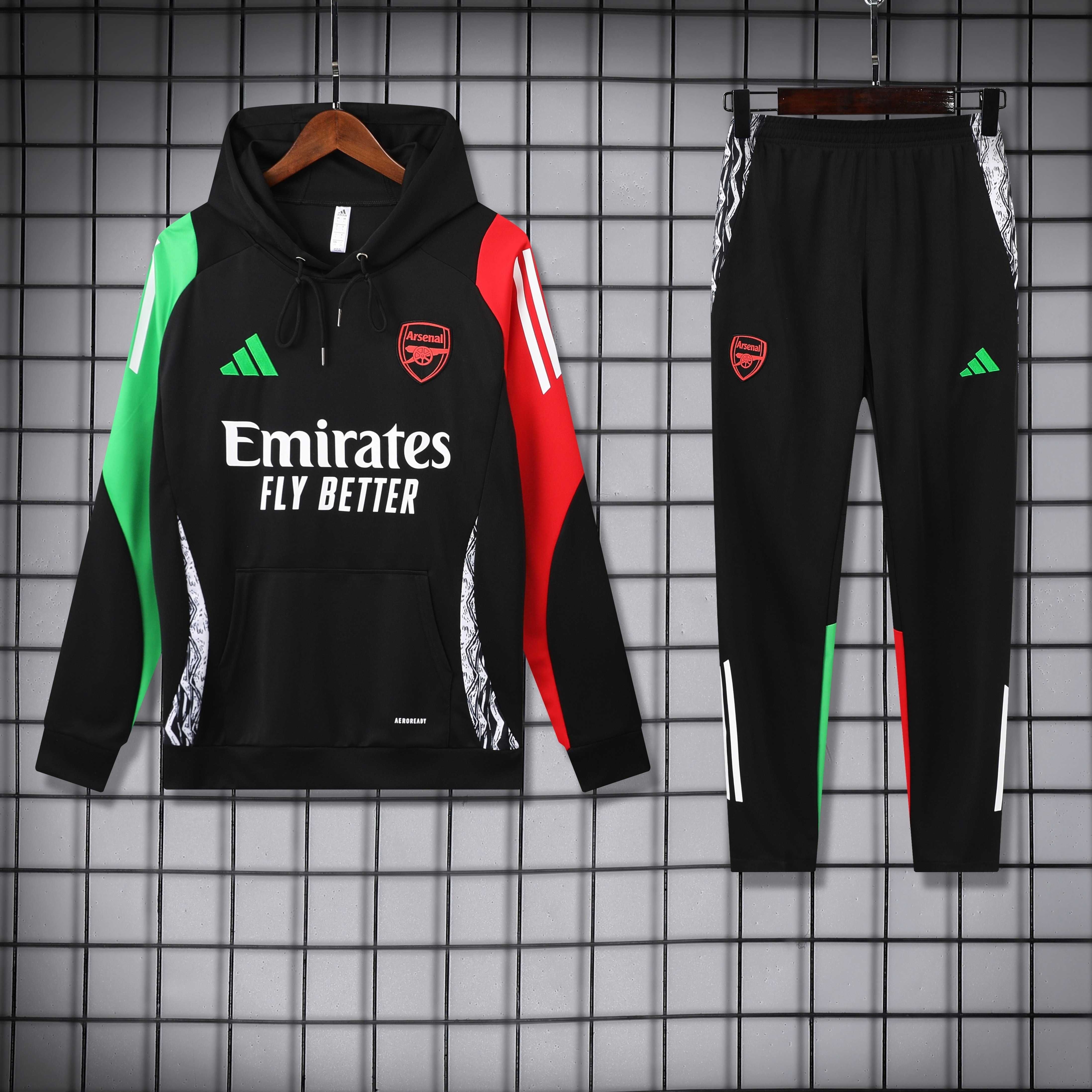 Trening cu gluga Adidas Arsenal Londra model rar 24/25