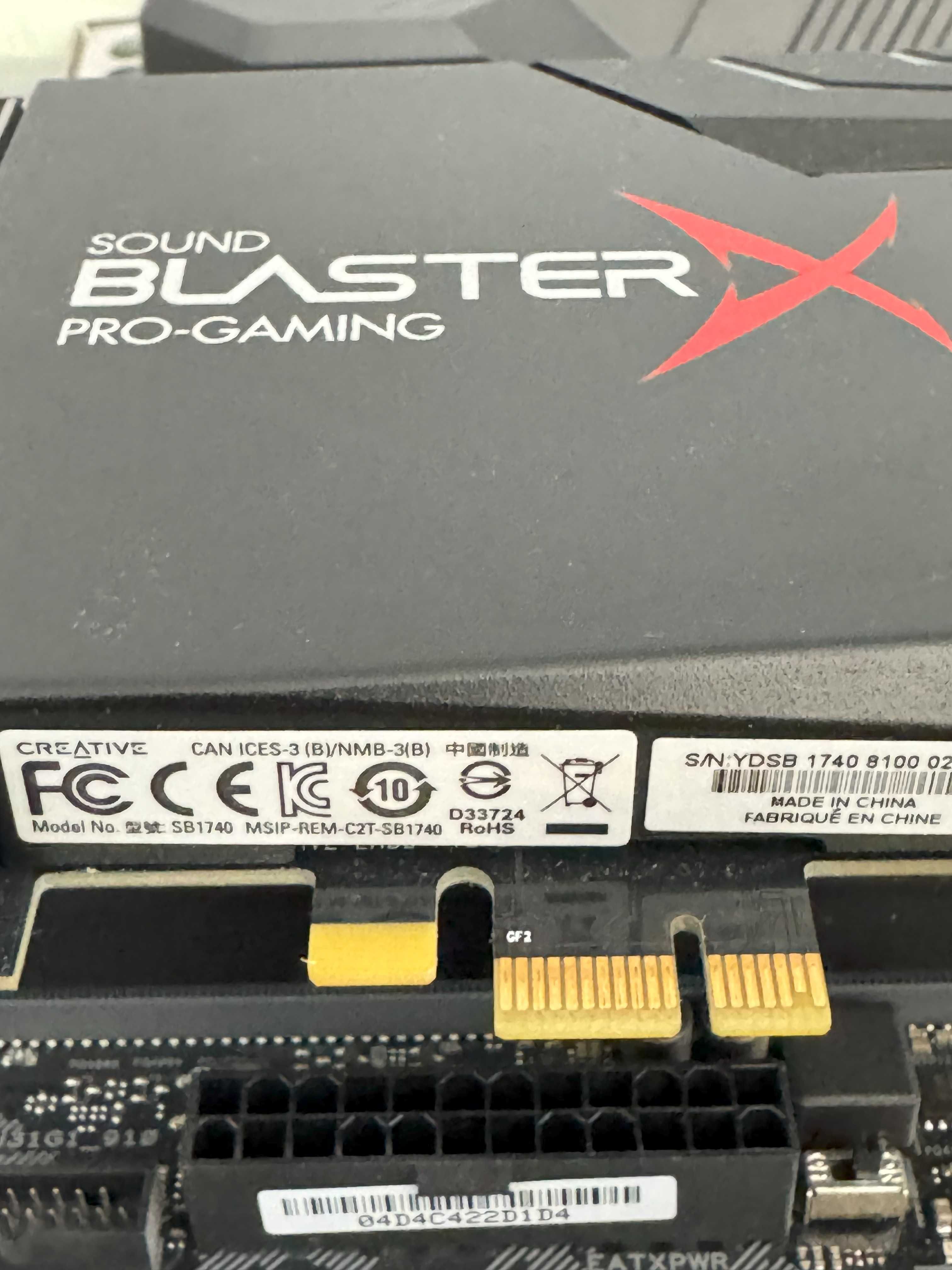Продавам Звукова карта Creative Sound BlasterX AE-5 Pro-Gaming – 5.1