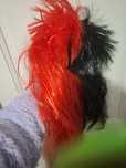 Peruca pune Halloween 50 cm lungime