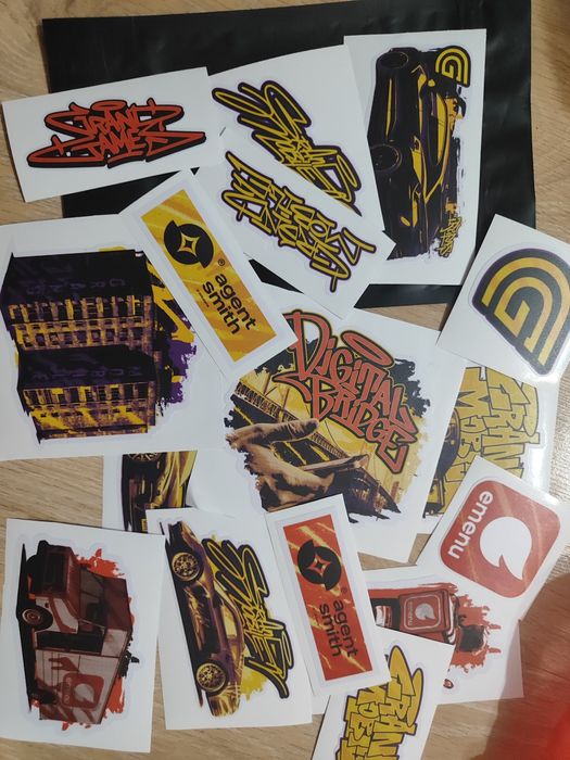 Продам наклейки с выставок AI bridge astana