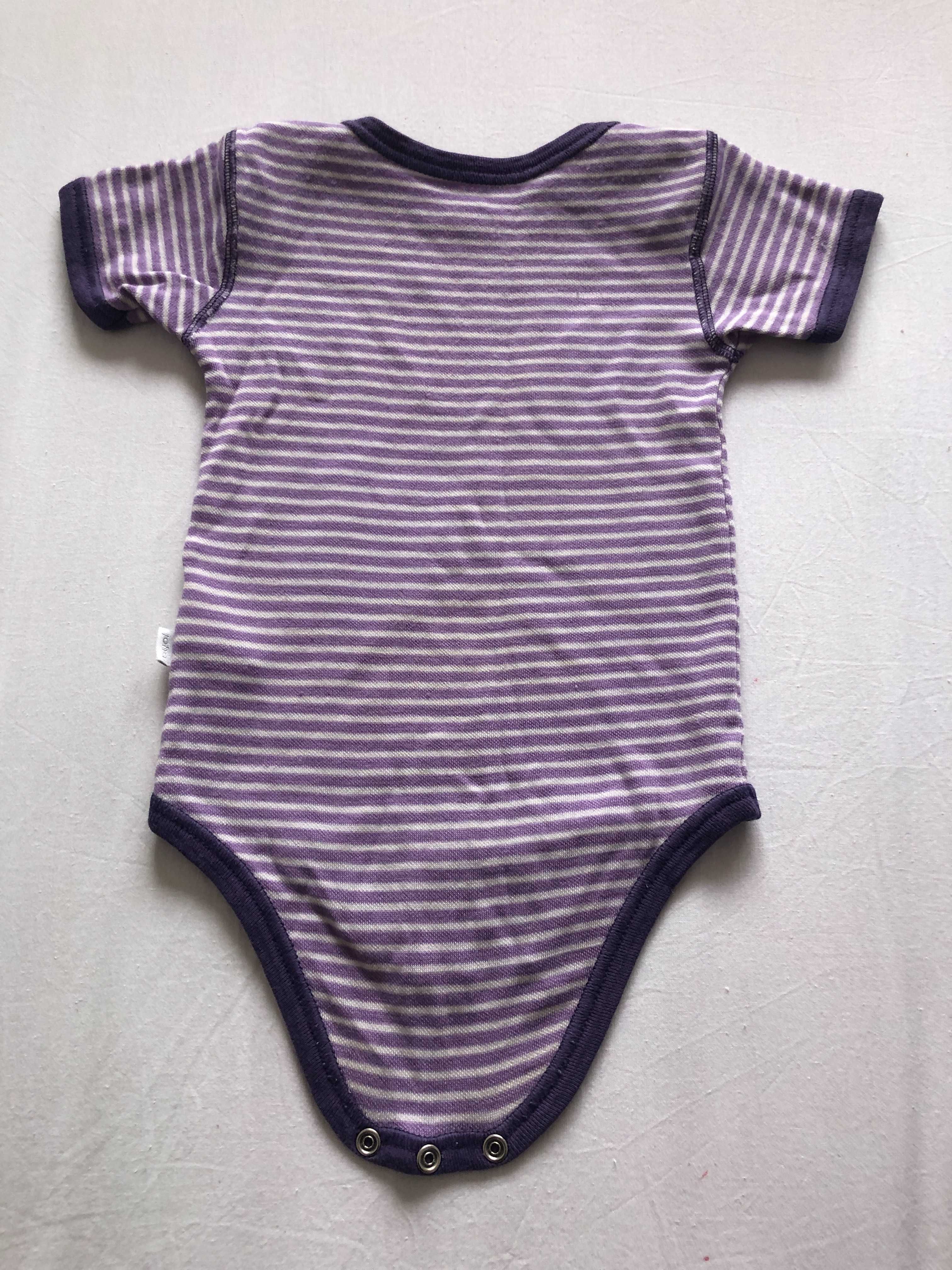 Body maneca scurta sau pijama din lana merinos, unisex, ca noi, copii