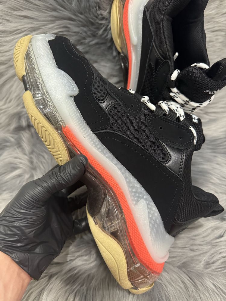 36-45 Balenciaga Triple S Black clasic