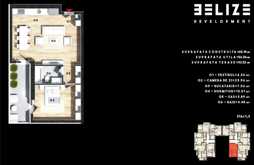 Apartament 2 camere Pantelimon bloc nou !