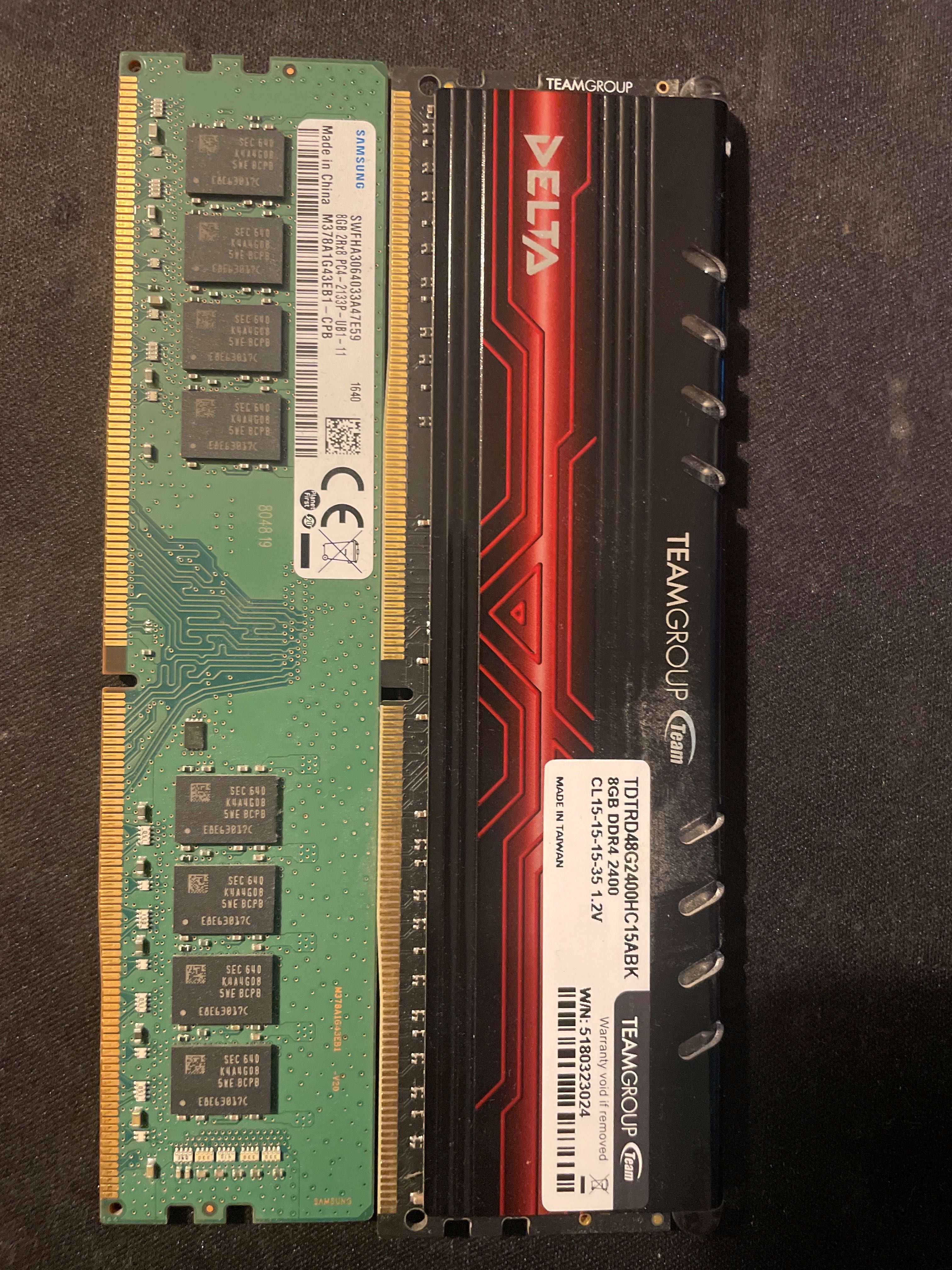RAM памет 2x8GB DDR4 2133mhz