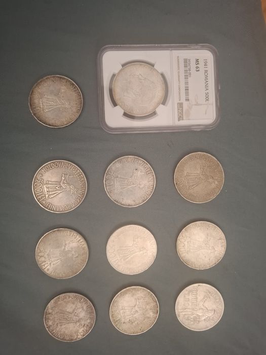 Monede argint Romania