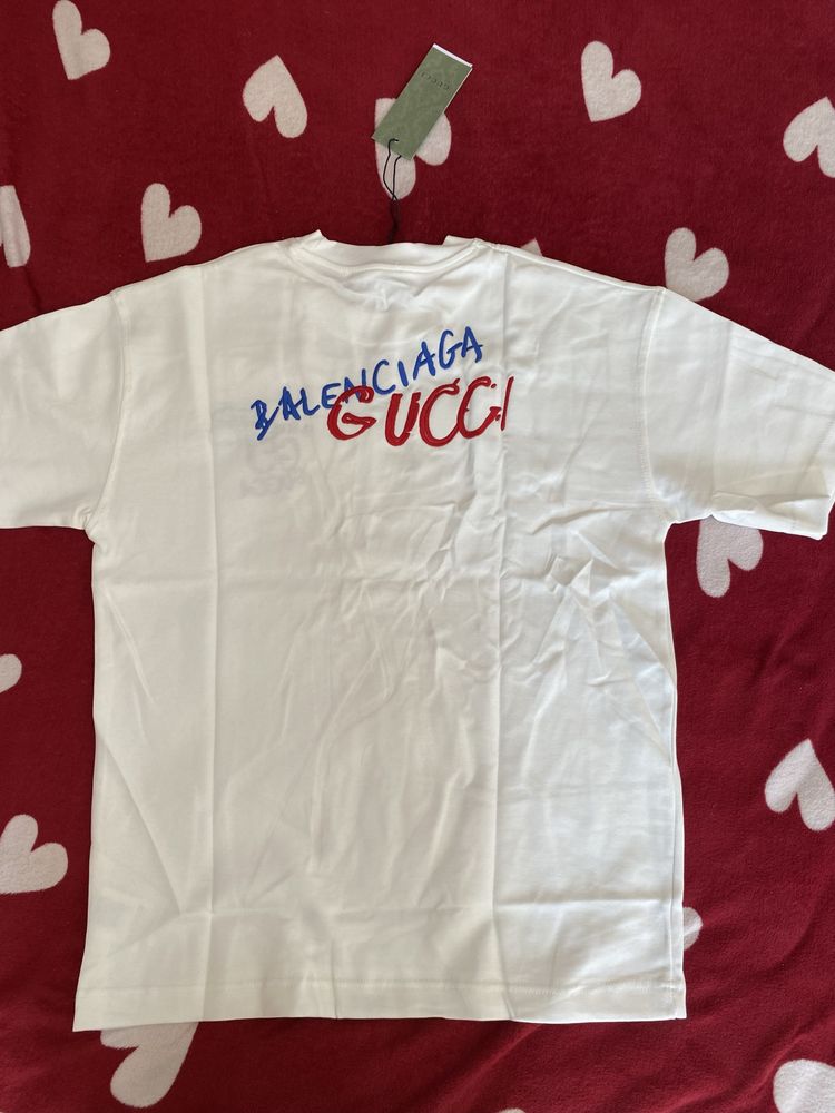 Tricou Gucci x Balenciaga vara