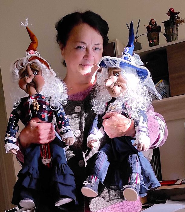 Кукла Баба Яга. 80 см.Ръчно изработена кукла.