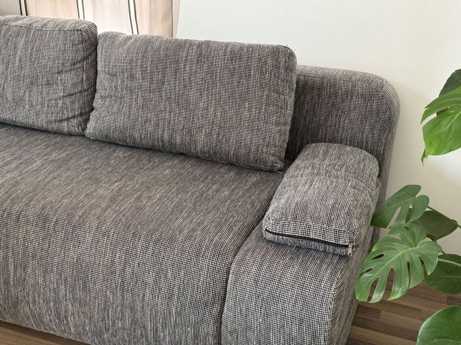 Vand canapea extensibila gri