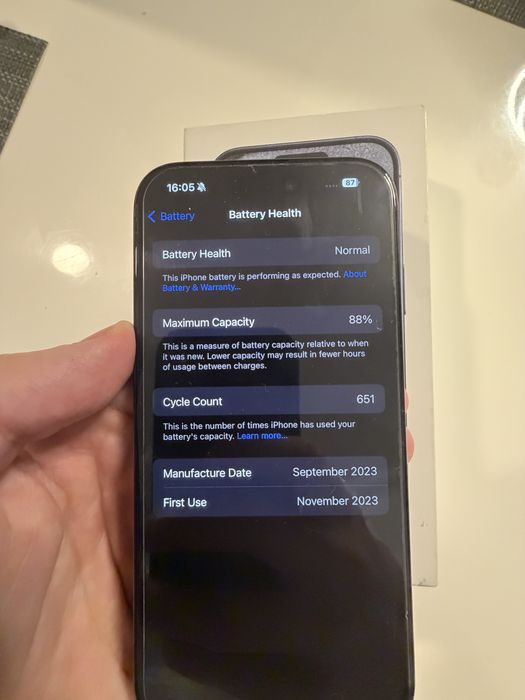 Iphone 15 Pro 128 GB —- CA NOU!