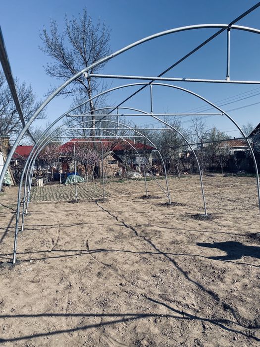 Solar/Sera legume teava zincata galvanizata, folie Perita E8