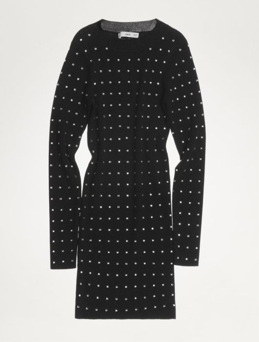 Rochie Mango din tricot cu elemente stralucitoare