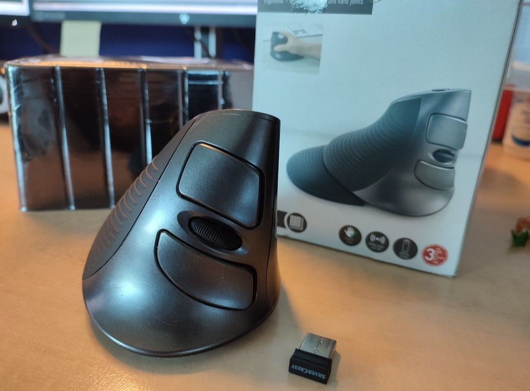 mouse ergonomic gaming silvercrest wireless