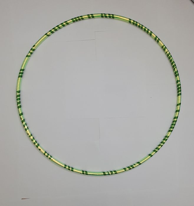 Обручь зелёный для художественной гимнастики с чехлом