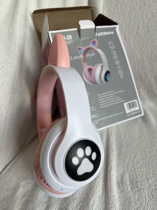 Casti bluetooth urechi de pisica
