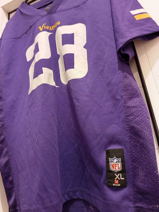 Оригинална фланелка на Минесота Викингс - Ейдриън Питърсън