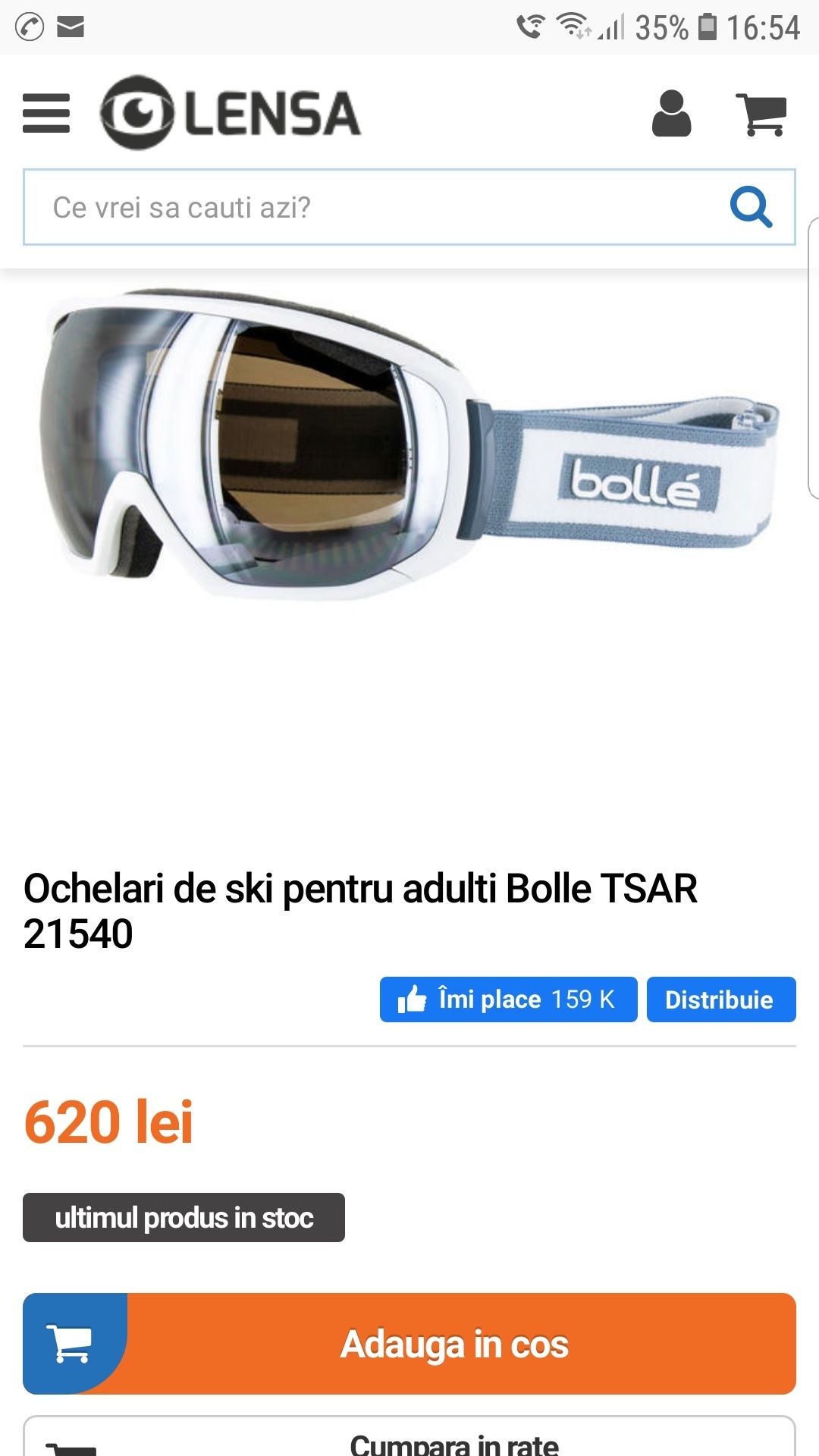 Vand ochelari ski BOLLÉ  TSAR 21540