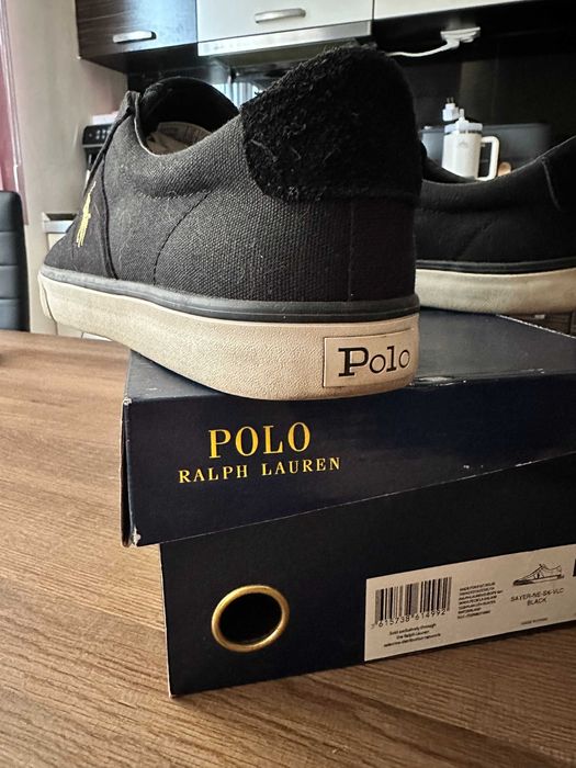 Мъжки черни летни кецове - Polo Ralph Lauren