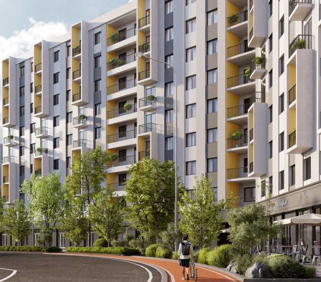ЖК Fayzli hayot. 1-комнатная, 35 м². г. Ташкент, ТРЦ "Компас"
