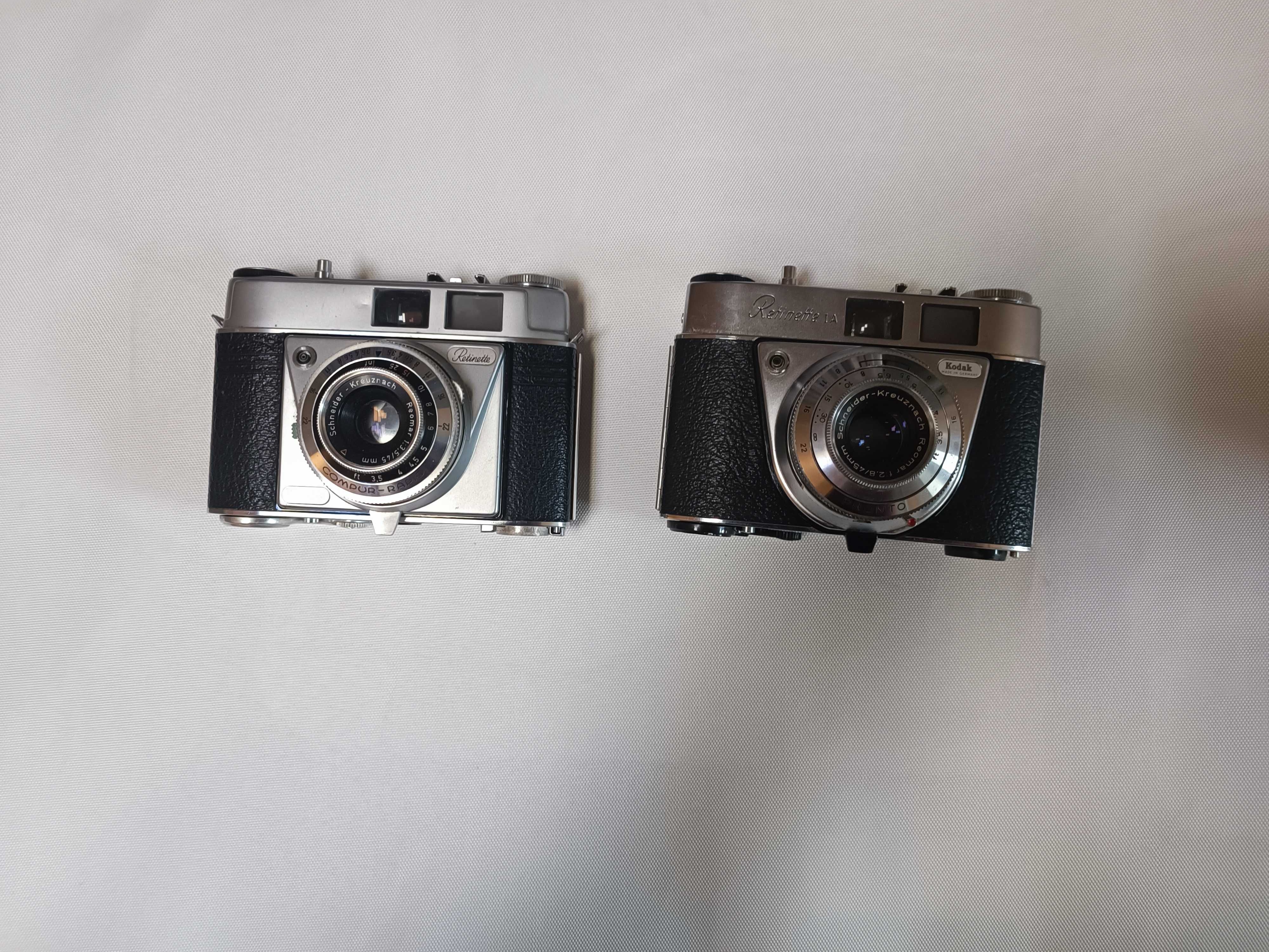 set 2 aparate foto colectie Kodak Retinette 1a 2 versiuni  functionale