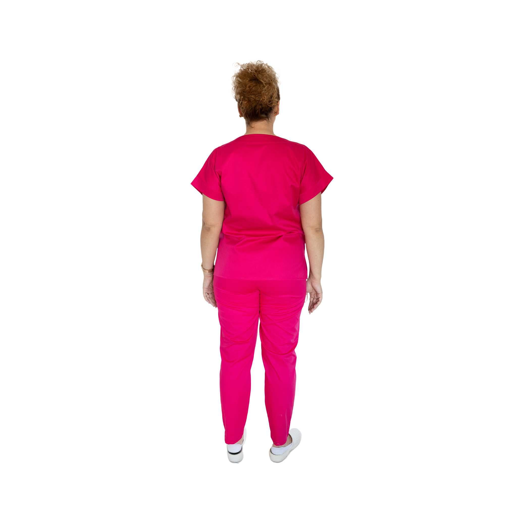 Costum medical Classic STRECH – Roze