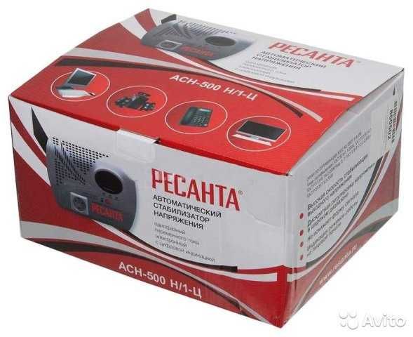 Стабилизатор напряжения серии РЕСАНТА АСН-1000Н2/1-Ц для котлов