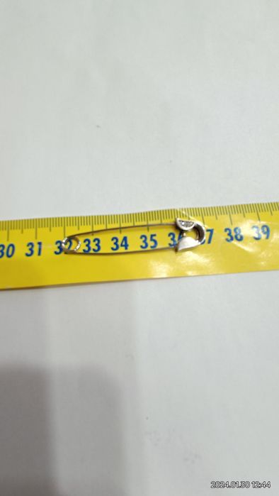 Vind ac de siguranță din aur 14kt cu diamante