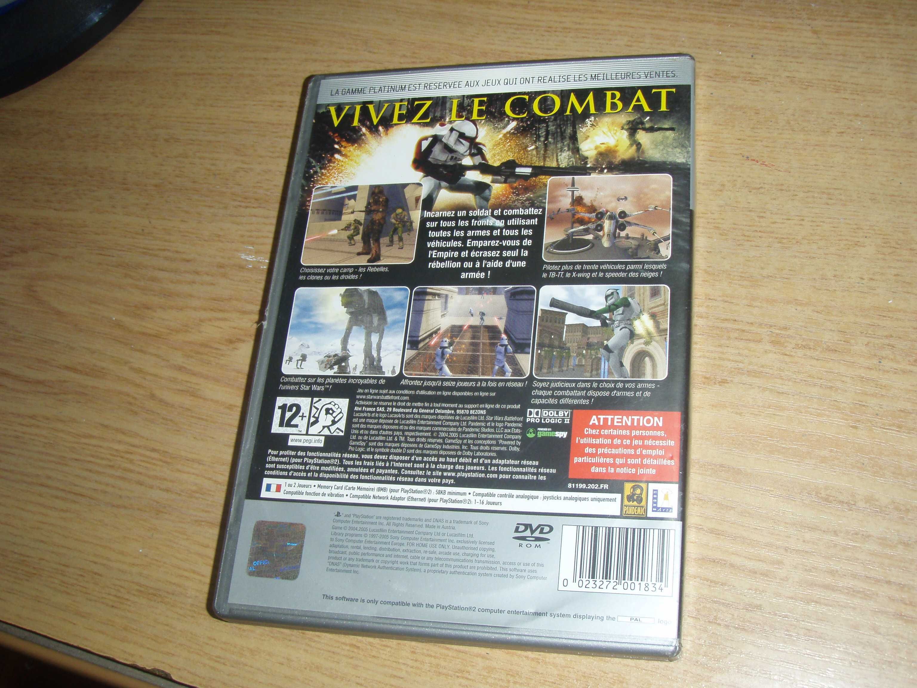 Star Wars - Battlefront Platinum (franceza) pentru PS2