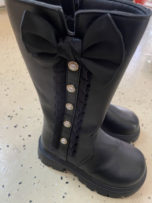 Cizme negre fetiță nr 27