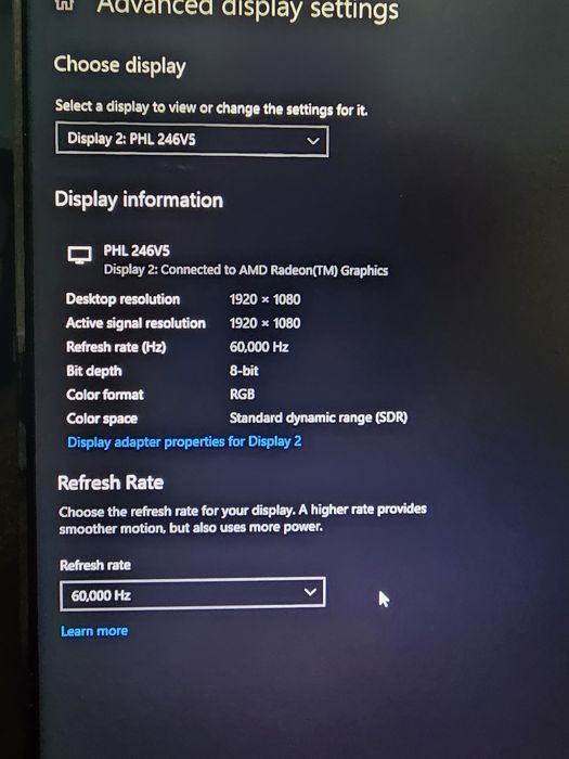 LCD монитор Philips 24 инча FullHD
