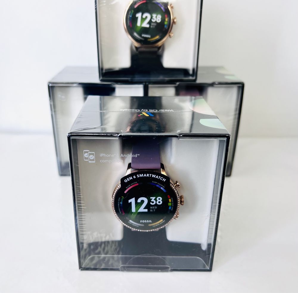 ПРОМО Смартчасовник Fossil Gen 6 Grey / Purple / Navy / Blush Гаранция