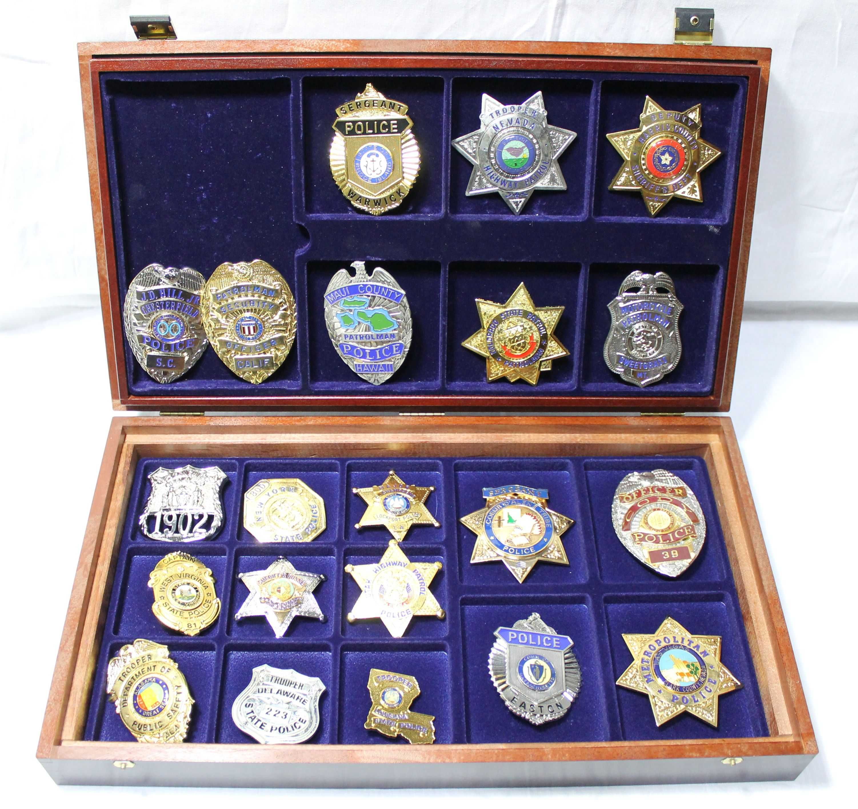 Colectie 21 insigne insigna politie replica America US - GODE