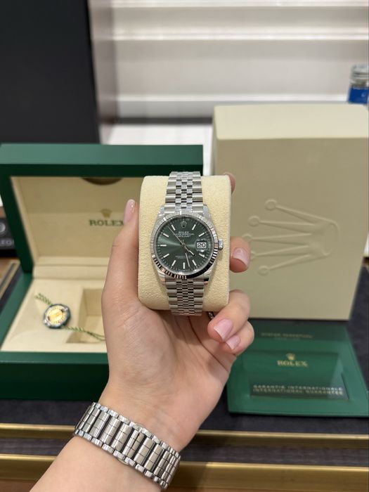 NEW Rolex Datejust 36mm Steel and White Gold 126234