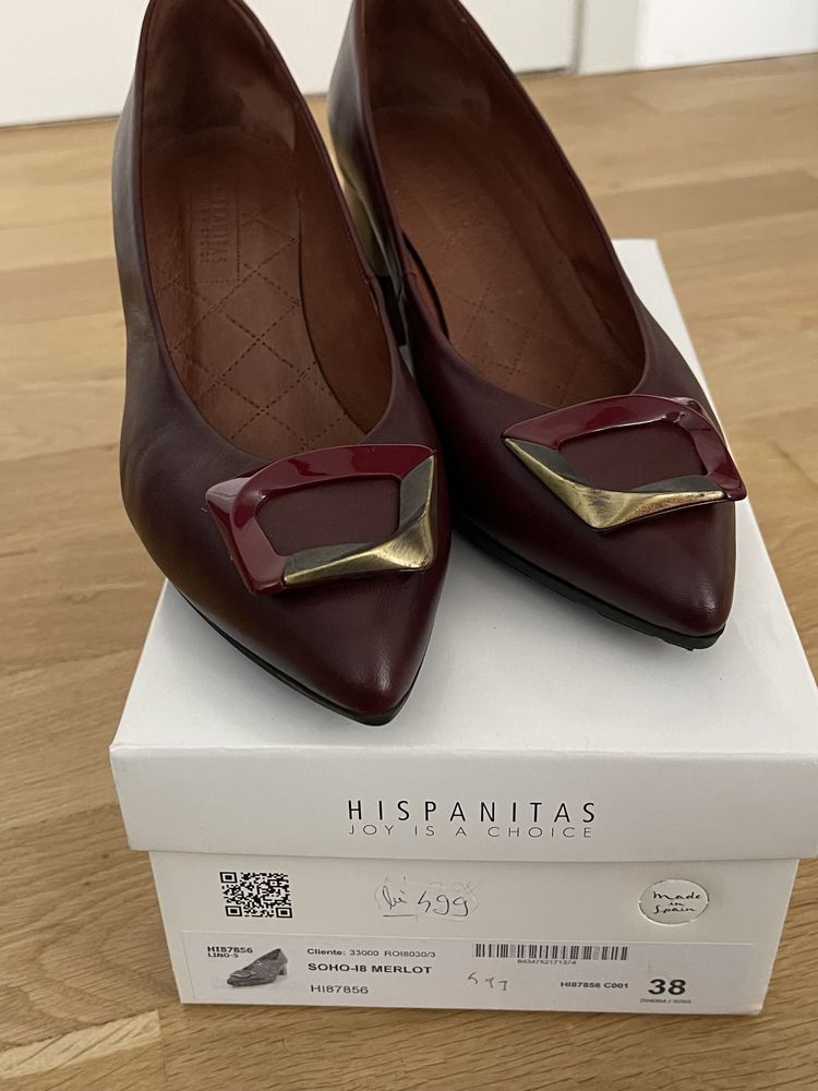 НОВИ испански дамски обувки от естествена кожа