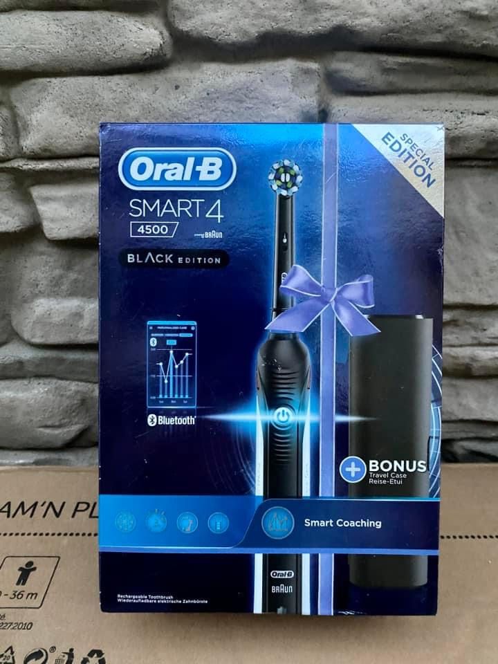 Електрическа четка за зъби Oral-B Smart 4 4500 Black Edition