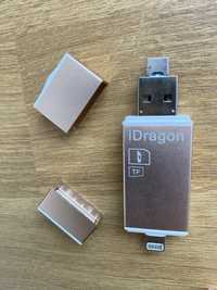 IDragon OTG cu card SD pt IOS și ANDROID transfer foto IPhone