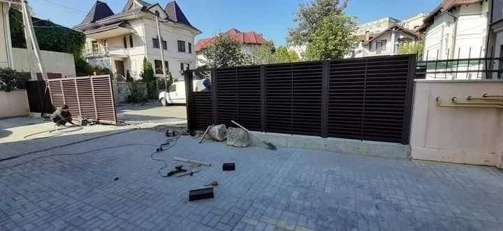 Garduri din sipca metalica, panou tip jaluzele, tabla, plasa si BCA