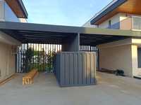 Carport structura metalica, acoperitoare auto