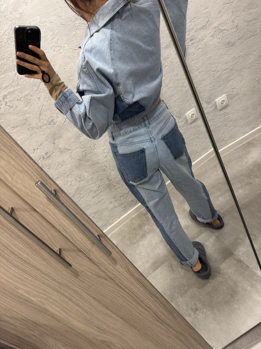 Комплект дънки и яке