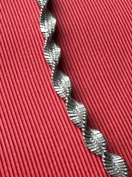 Lant argint model rope