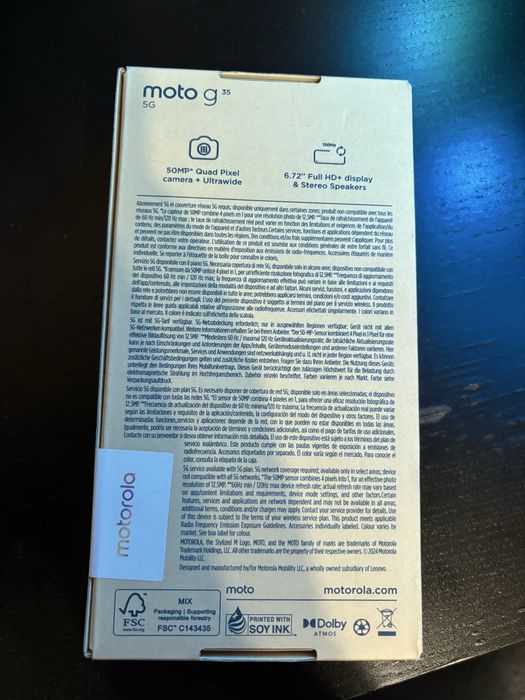 Motorola G35 5G 4GB ram 128GB rom