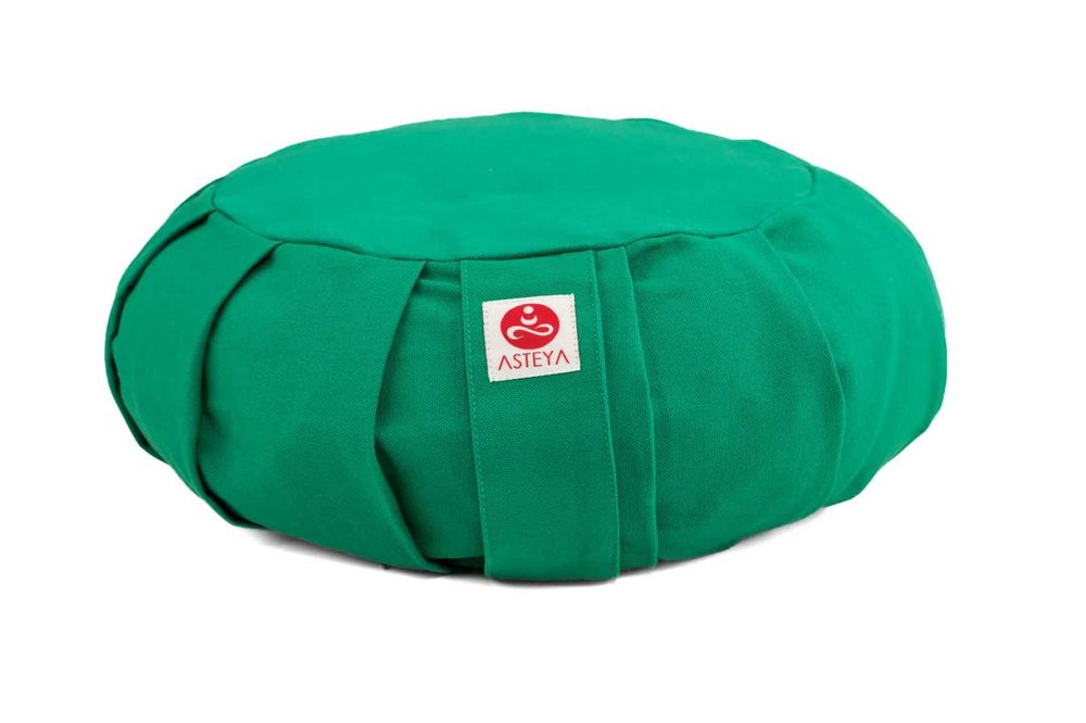 Pernă de meditație Zafu Plisată Asteya. 36x12 cm.