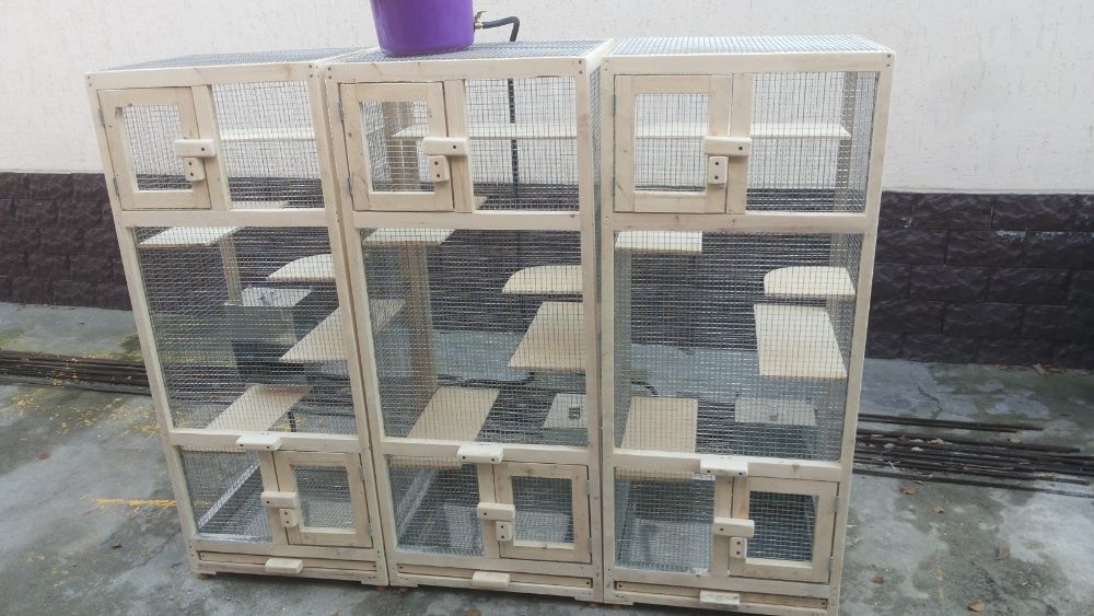 Клетка этажерка для шиншилл, хорьков и животных