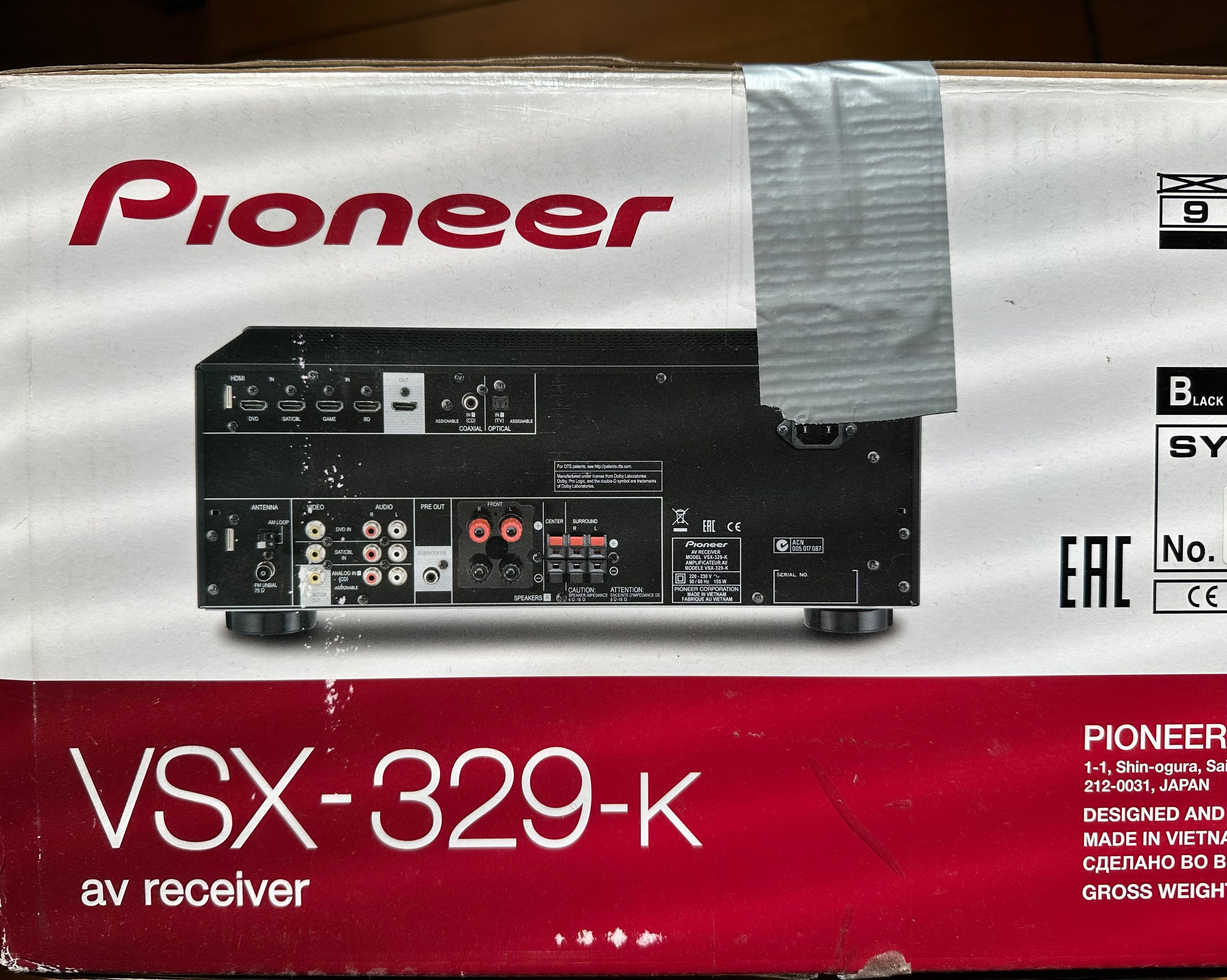 Pioneer VSX-329-K receiver