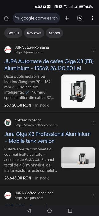 Espressor de cafea Profesional Jura X3 Professional