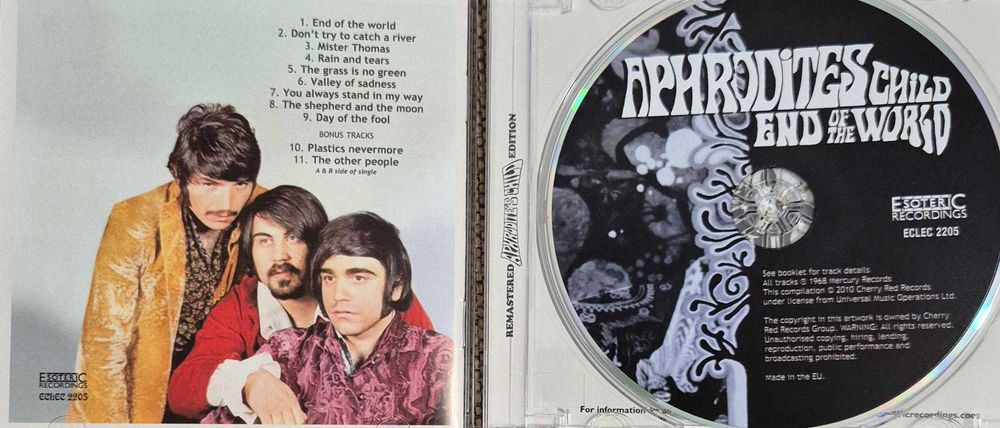 cd aphrodite's child end of the world